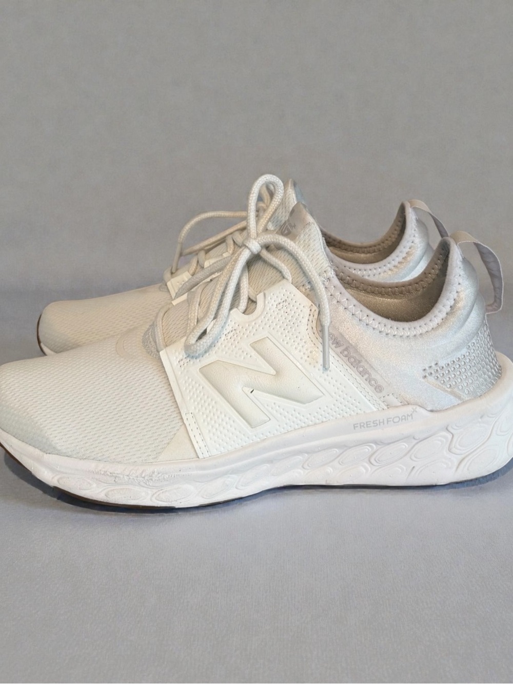 New Balance Fresh Foam X Cruz v3 – White/Gum – Men's Size 10 WIDE (2E)
